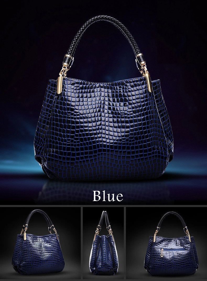 Crocodile Pattern Handbag Limited-Time Offer