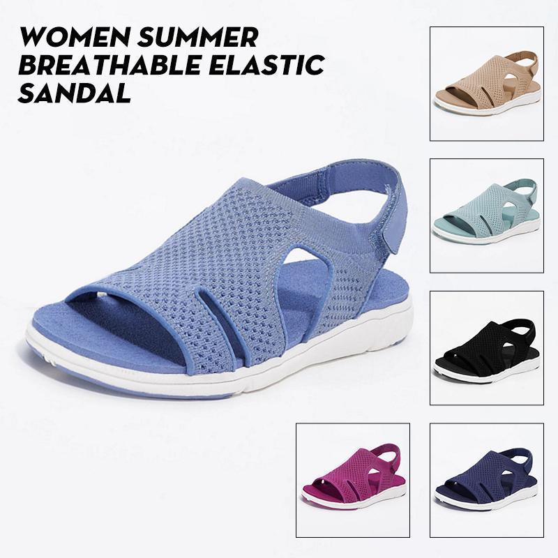 Women Summer Breathable Elastic Sandal