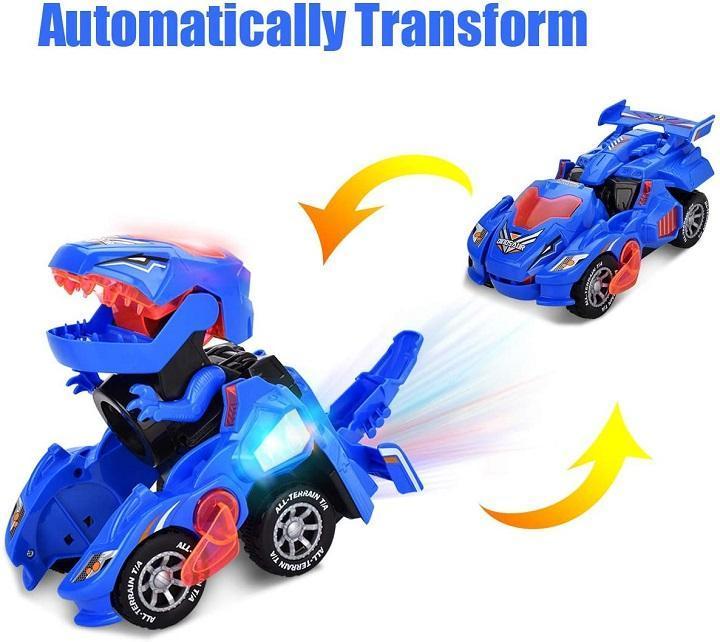 Transforming Dinosaur LED Car