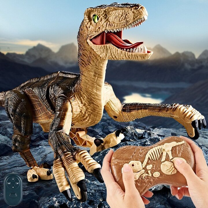 🔥Hot Bee Remote Control Dinosaur Toys, Walking Robot Dinosaur w/ Roaring Sounds