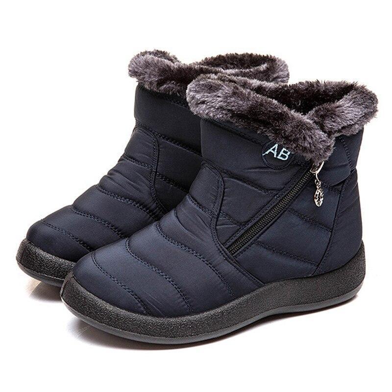 Womens Fur Warm Snow Boots