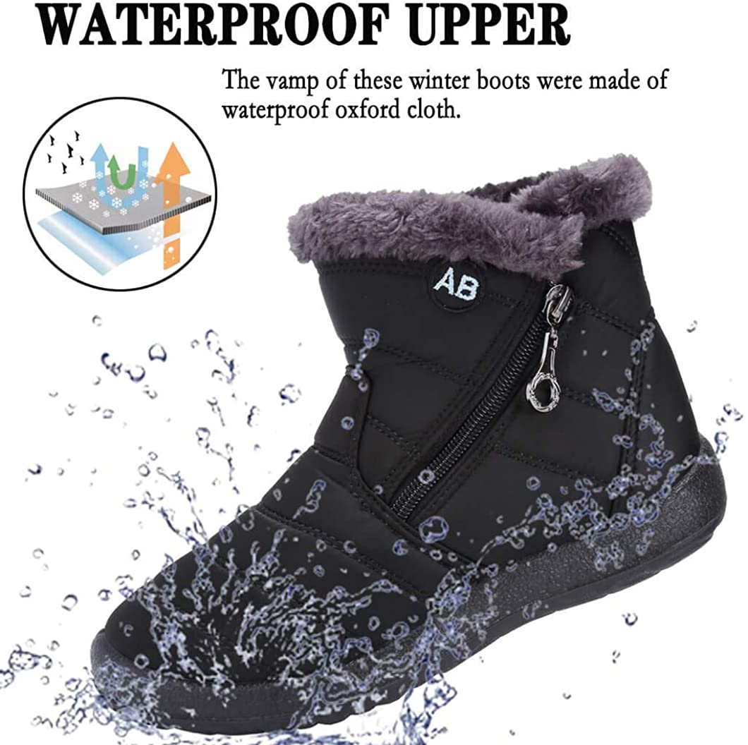 Womens Fur Warm Snow Boots