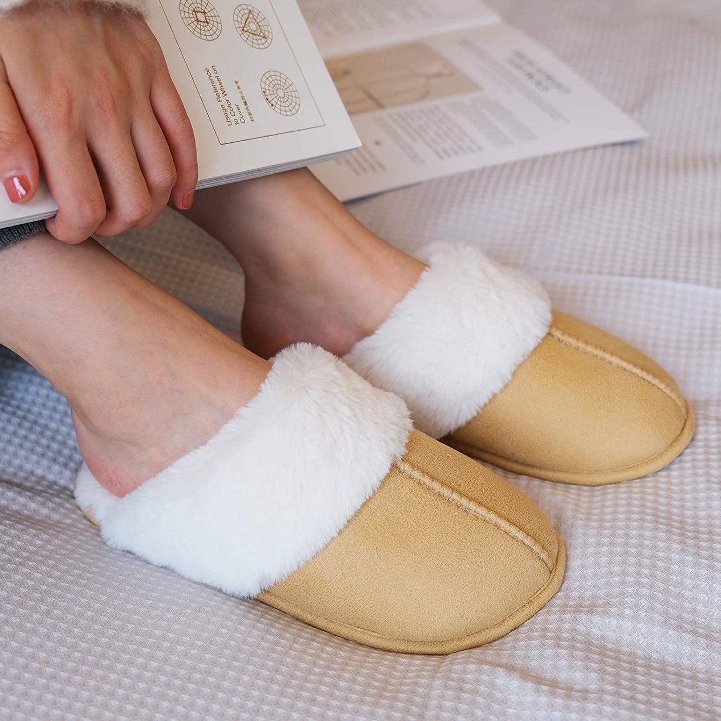 Women's Comfy Faux Fur House Slipper