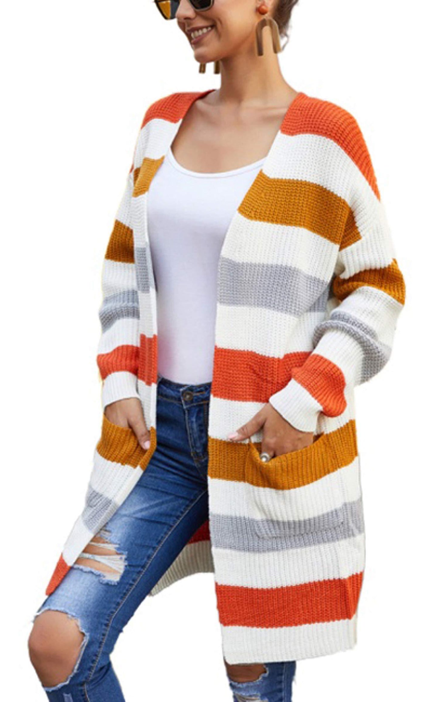 Casual Knitted Sweater Cardigan