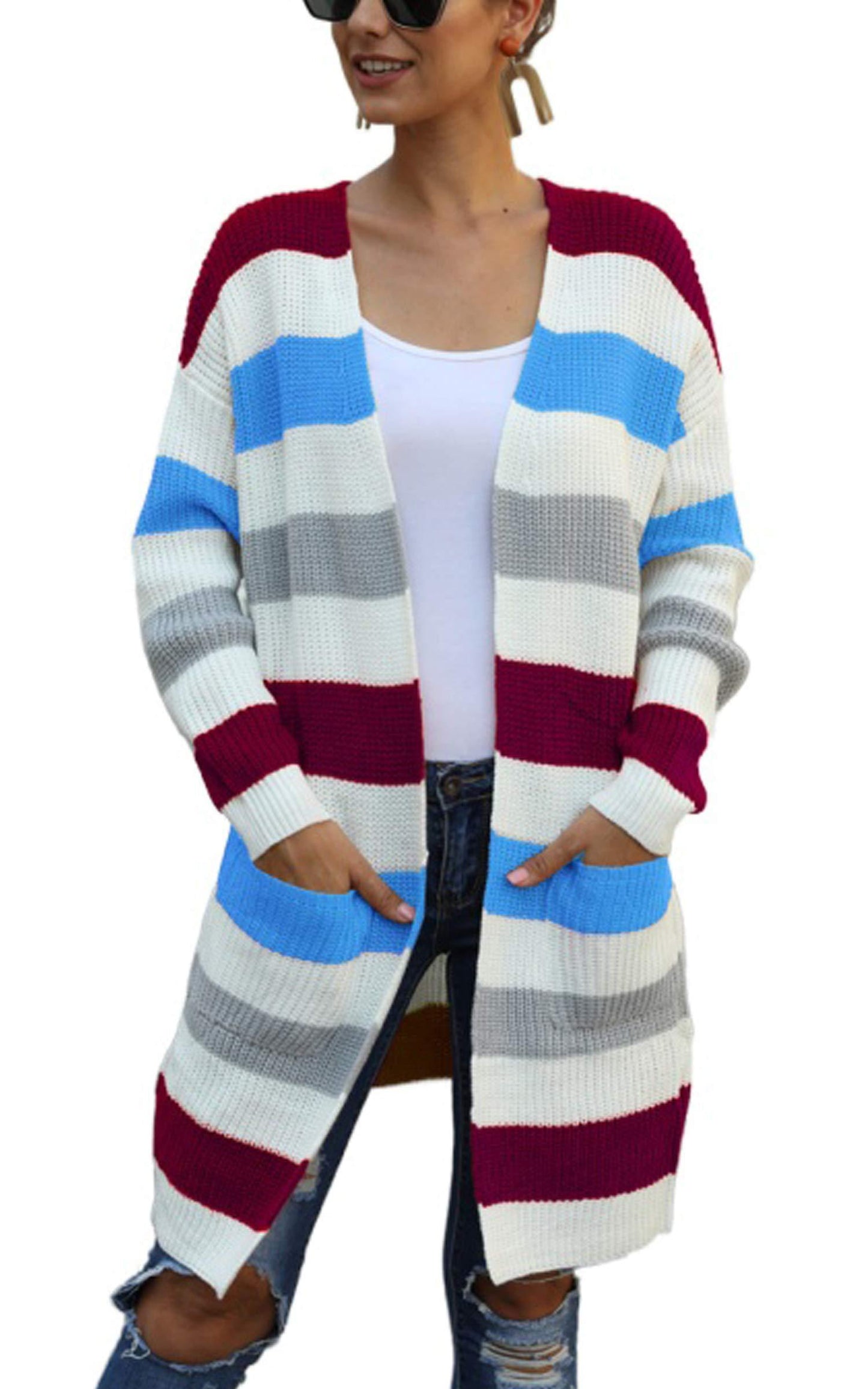 Casual Knitted Sweater Cardigan