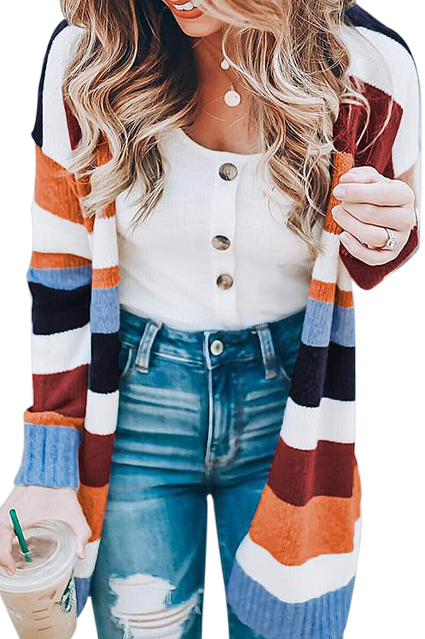 Casual Knitted Sweater Cardigan