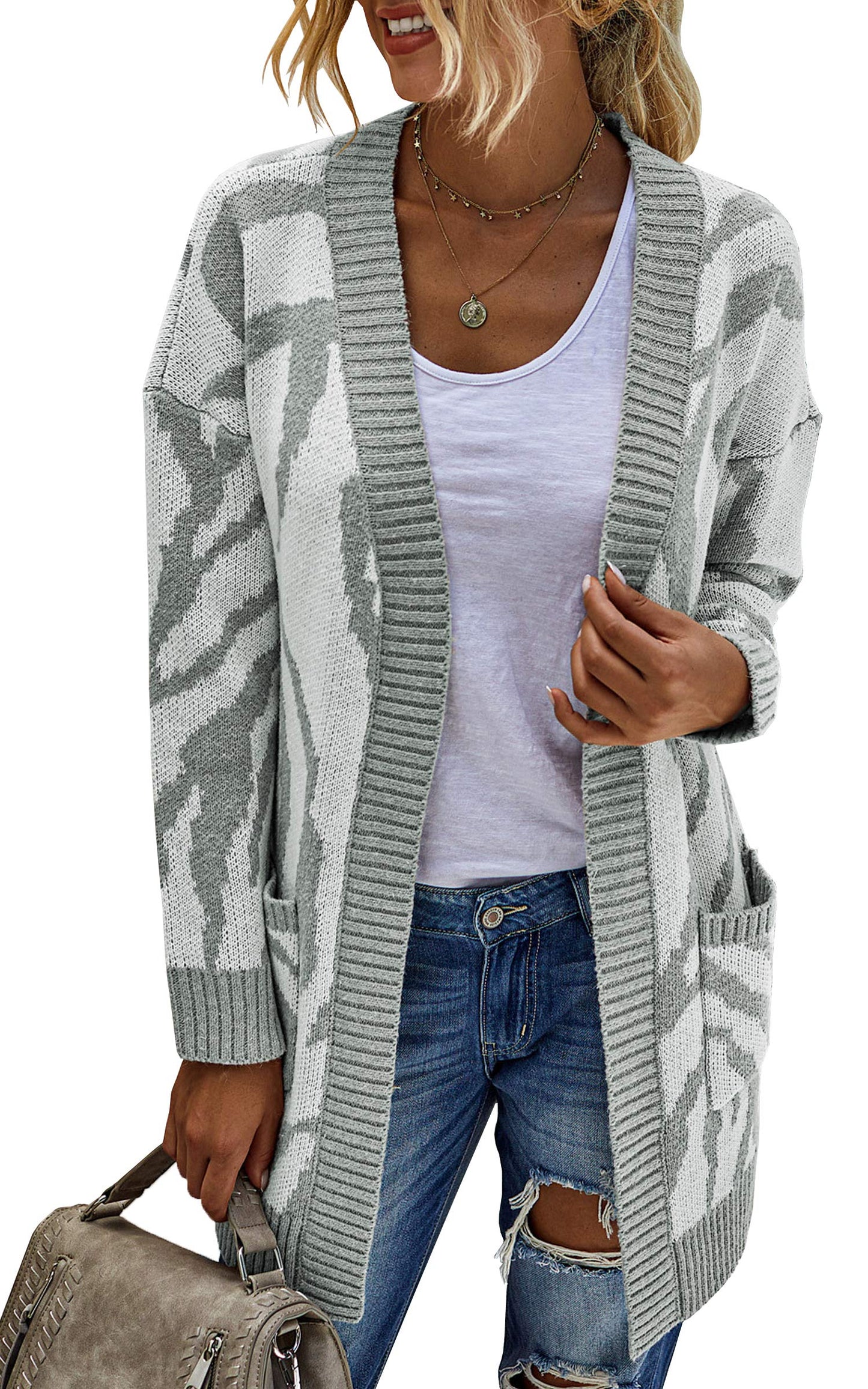 Casual Knitted Sweater Cardigan