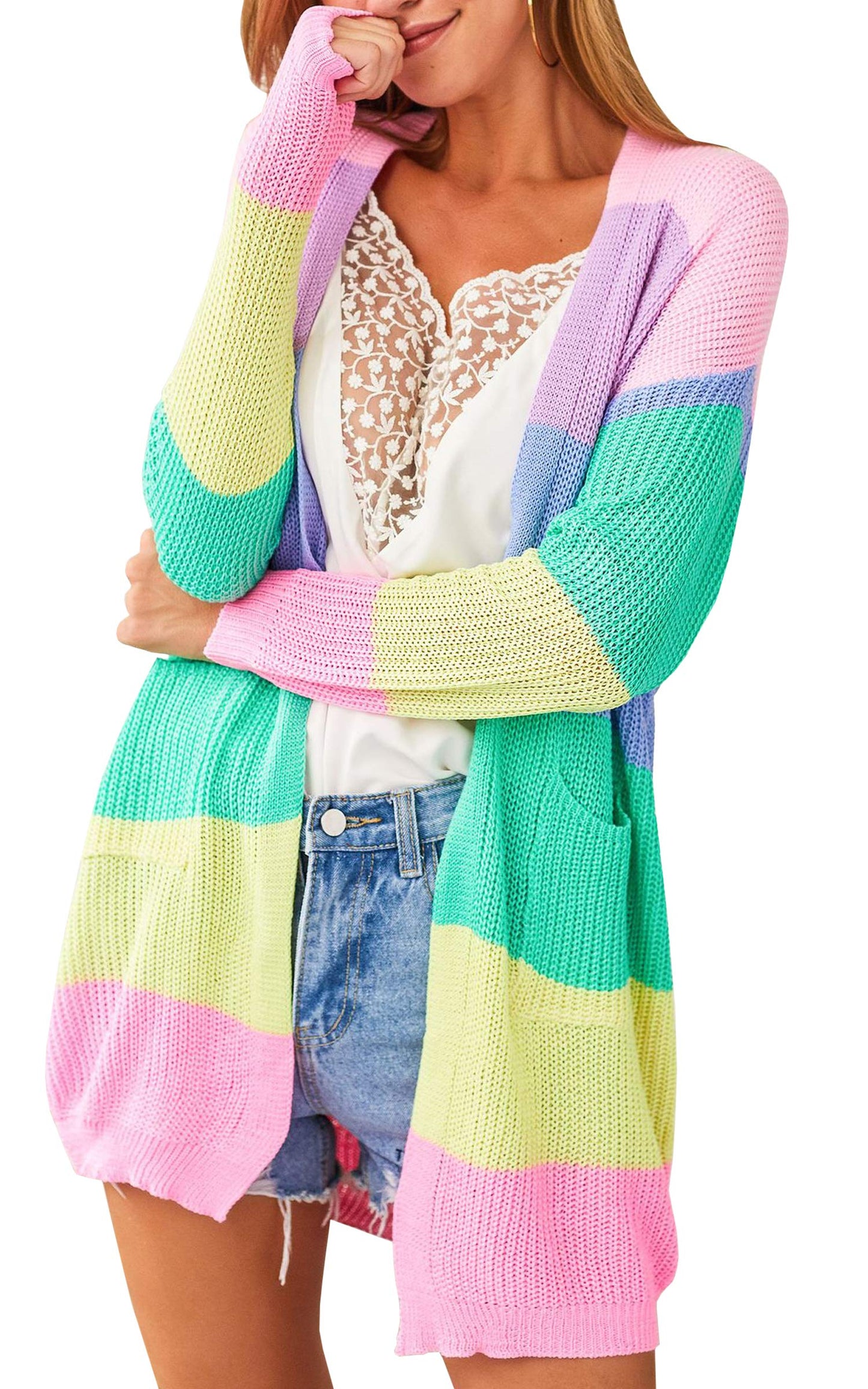 Casual Knitted Sweater Cardigan