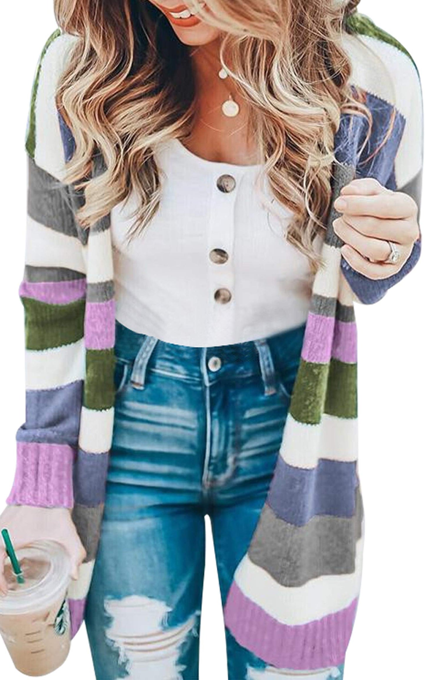 Casual Knitted Sweater Cardigan