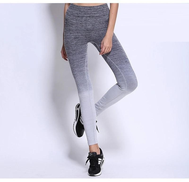 High Waist Gradient Fitness Yoga Pants