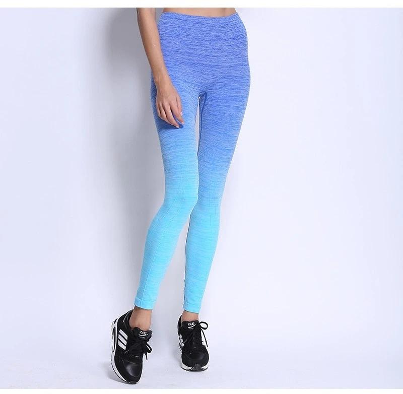 High Waist Gradient Fitness Yoga Pants